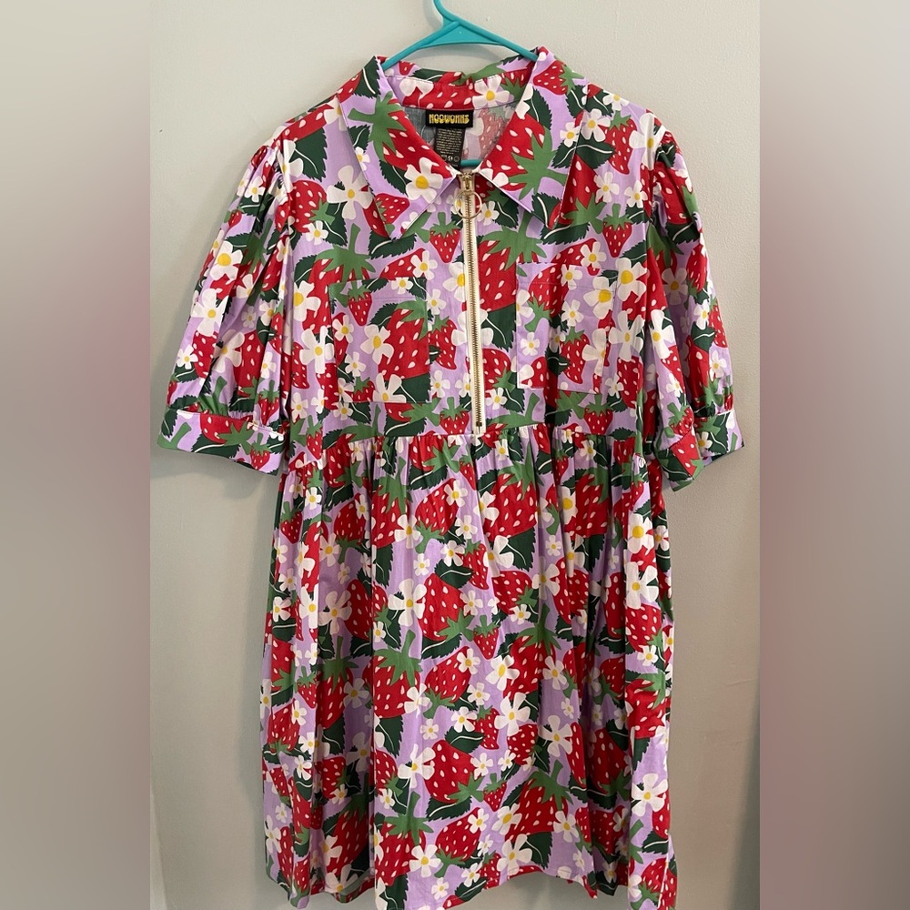 Nooworks Berries Babydoll Dress 2X XXL 2XL